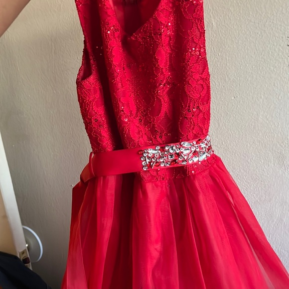 Joy Kids Ballroom Dress Size 12 Color Red Joy Kids Ballroom Dress Size 12 Color Red